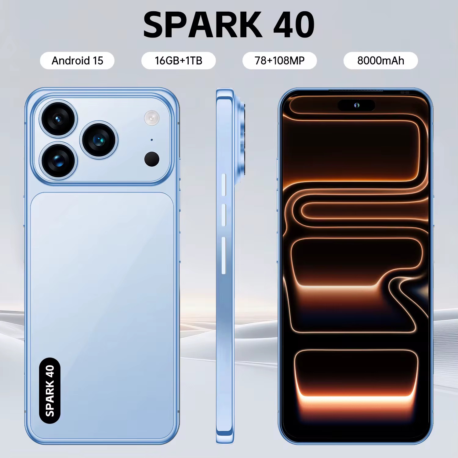 Spark Spark 40 — Azul - telemoveis