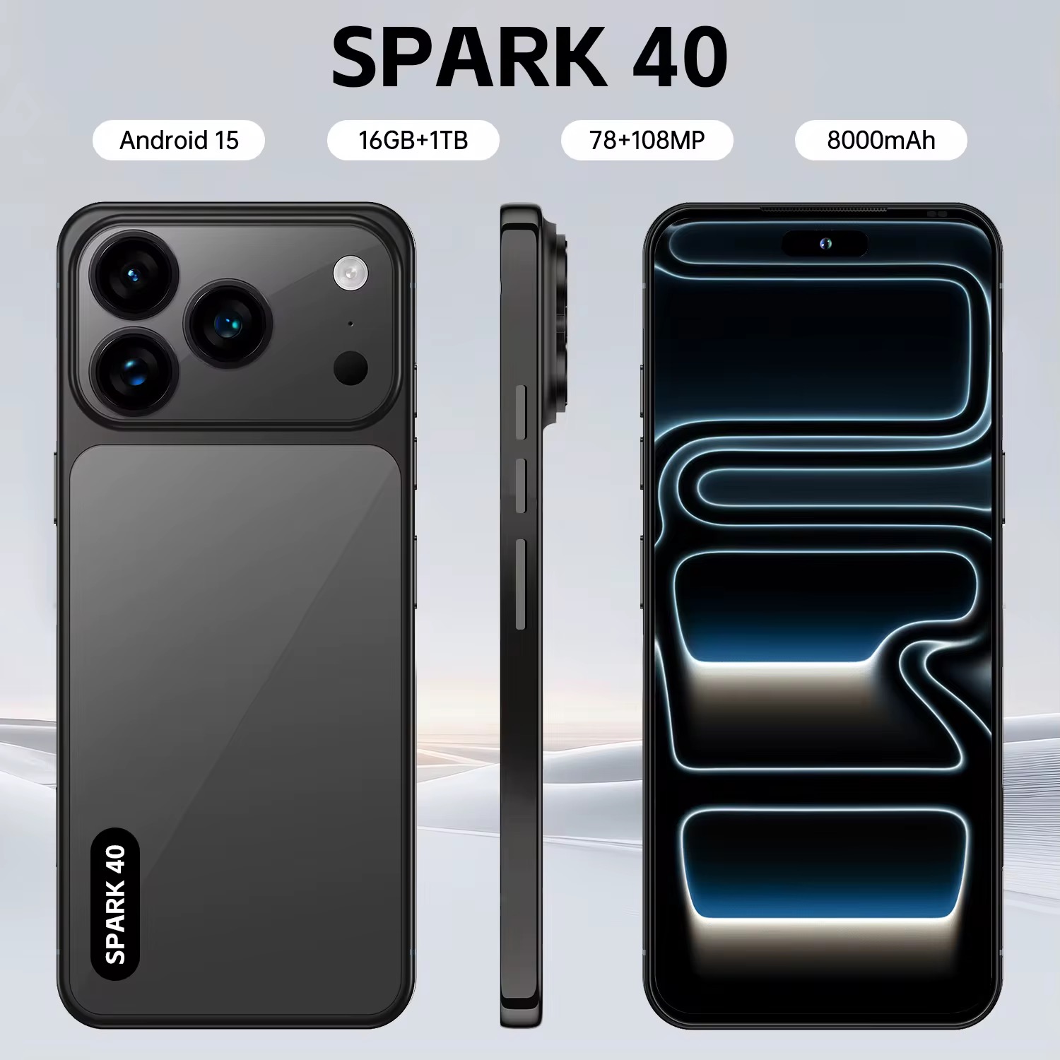 Spark Spark 40 — Preto - telemoveis