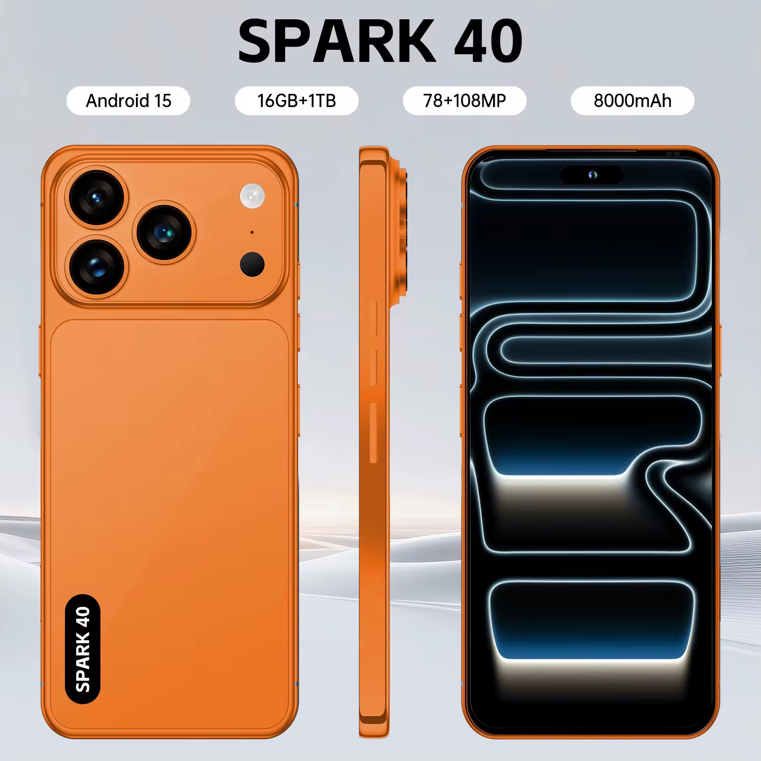Spark Spark 40 — Laranja - telemoveis